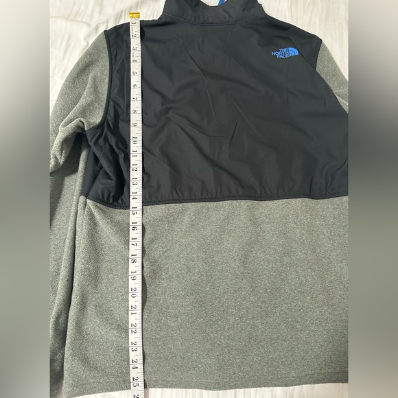 The North Face Zipper Fleece Sweatshirt Size XL Mock Neck Logo Sweater Used - Picture 6 of 6